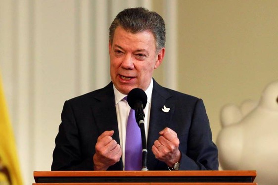 El presidente de Colombia, Juan Manuel Santos. PHOTO: REUTERS