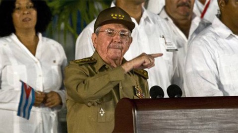 Raul Castro el sábado durante los funerales de Fidel Castro. Ramón Espinosa/ATLAS