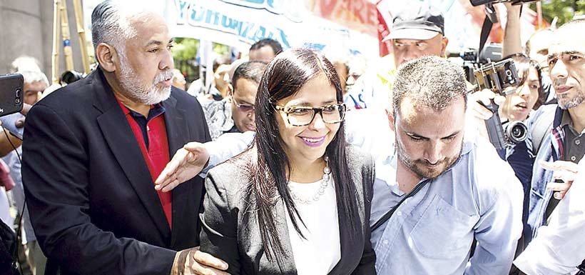 Delcy Rodríguez, la canciller rebelde de Venezuela